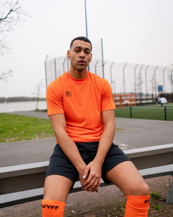 ro Cruyff cămașă de antrenament portocale ZBZ0629 bărbați tricou