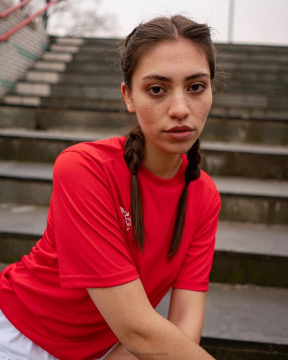 ro Cruyff cămașă de antrenament roșu ZBZ0628 bărbați tricou