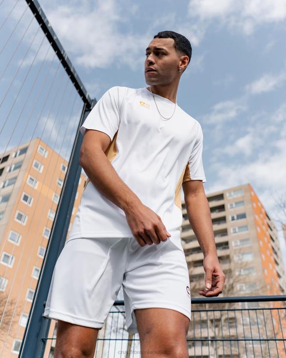 ro Cruyff cămașă tech turn aur alb ZBZ0630 bărbați tricou