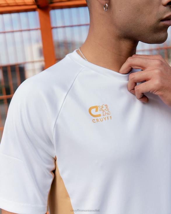 ro Cruyff cămașă tech turn aur alb ZBZ0630 bărbați tricou