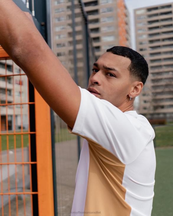 ro Cruyff cămașă tech turn aur alb ZBZ0630 bărbați tricou