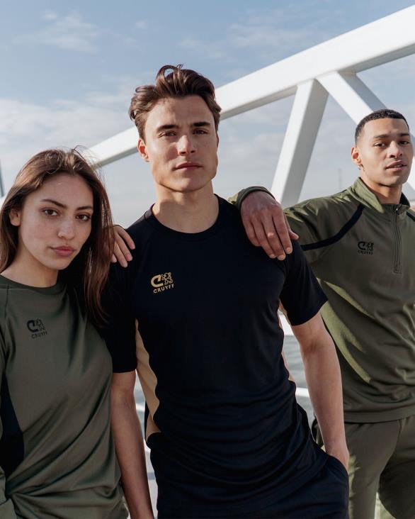 ro Cruyff cămașă tech turn negru/auriu ZBZ0634 bărbați tricou