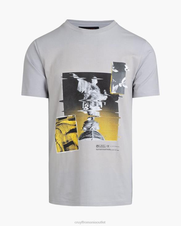 ro Cruyff colombus tee gri deschis ZBZ0256 bărbați tricou