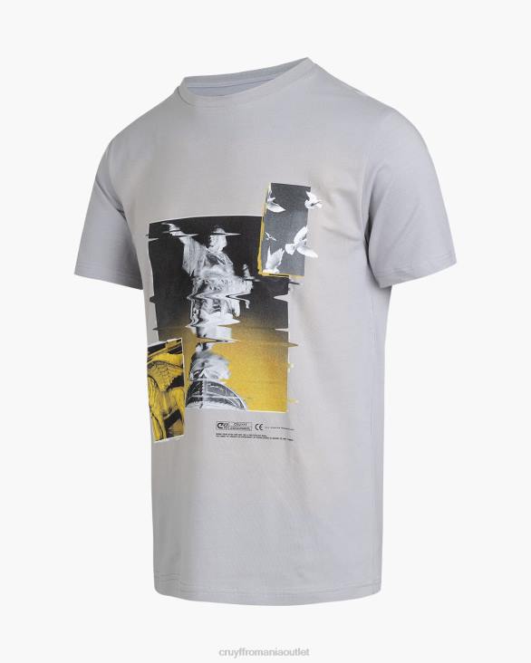 ro Cruyff colombus tee gri deschis ZBZ0256 bărbați tricou