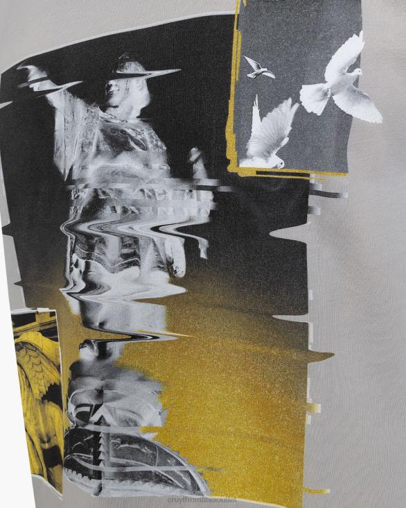 ro Cruyff colombus tee gri deschis ZBZ0256 bărbați tricou