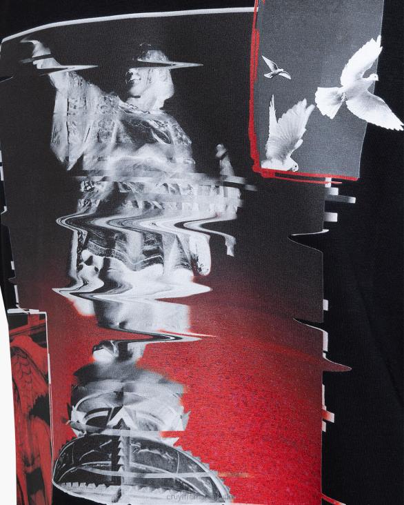 ro Cruyff colombus tee negru ZBZ0254 bărbați tricou