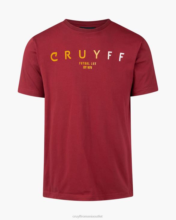 ro Cruyff eder tee bordeaux ZBZ0361 bărbați tricou
