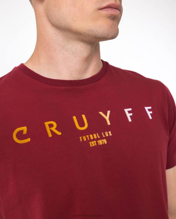 ro Cruyff eder tee bordeaux ZBZ0361 bărbați tricou