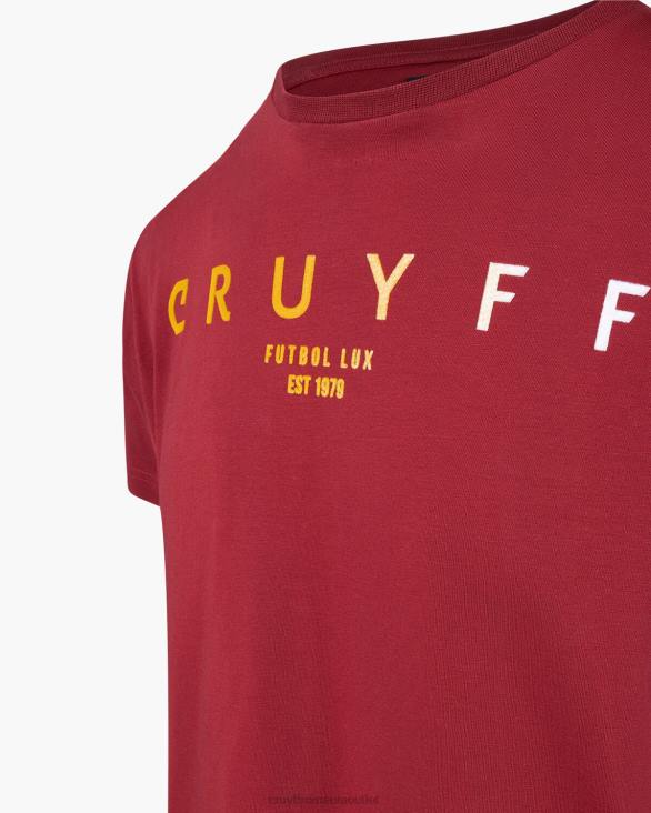 ro Cruyff eder tee bordeaux ZBZ0361 bărbați tricou