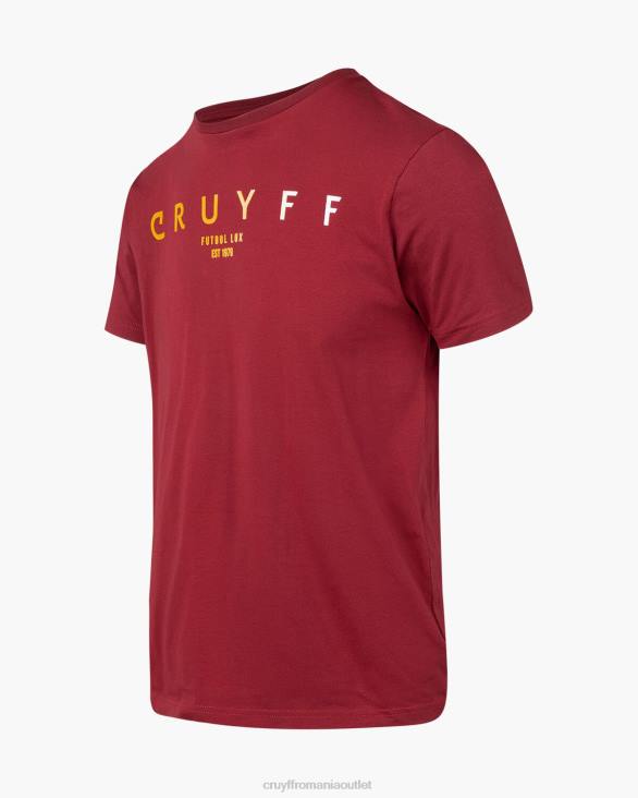 ro Cruyff eder tee bordeaux ZBZ0361 bărbați tricou