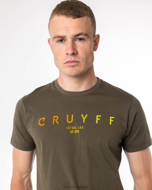 ro Cruyff eder tee verde ZBZ0362 bărbați tricou