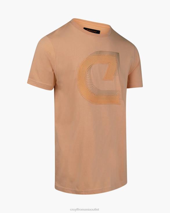 ro Cruyff julien tee portocale ZBZ0861 bărbați tricou