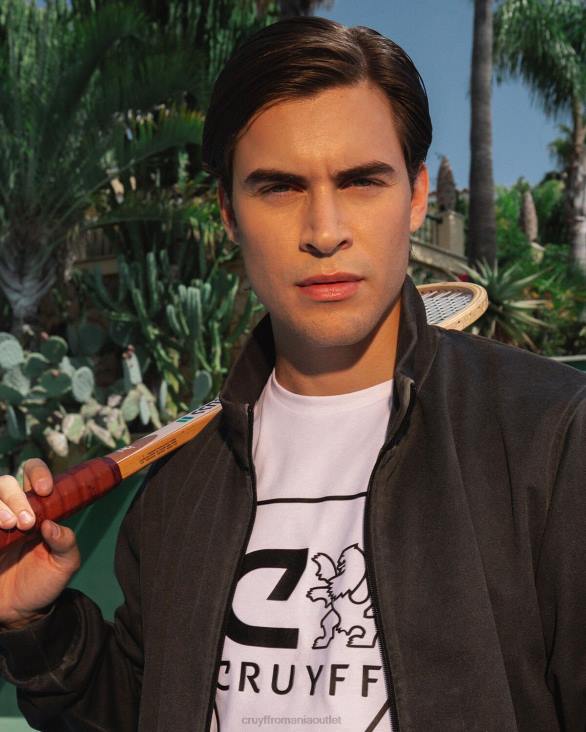 ro Cruyff manuel tee alb ZBZ0590 bărbați tricou