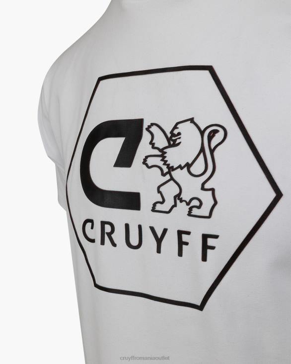 ro Cruyff manuel tee alb ZBZ0590 bărbați tricou