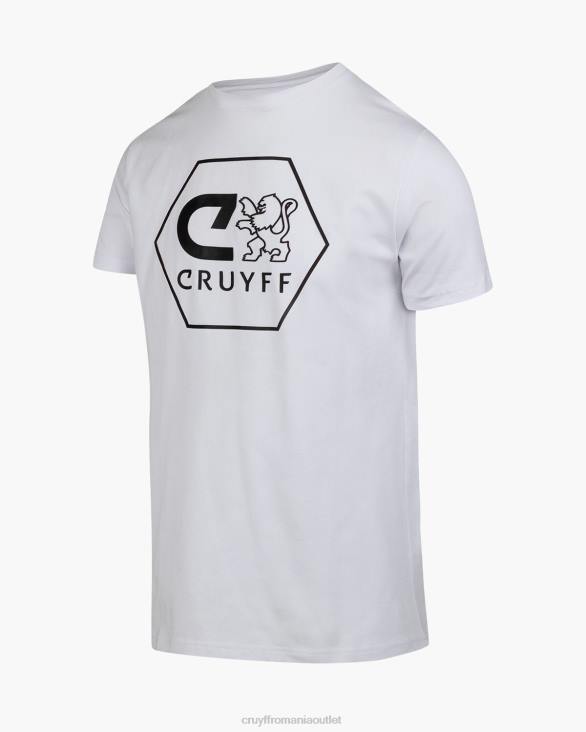 ro Cruyff manuel tee alb ZBZ0590 bărbați tricou