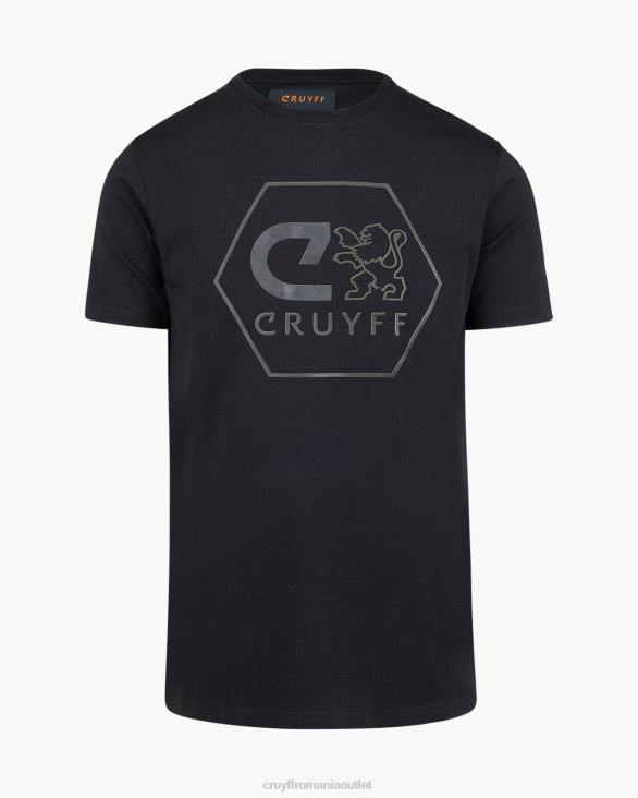 ro Cruyff manuel tee negru ZBZ01310 bărbați tricou
