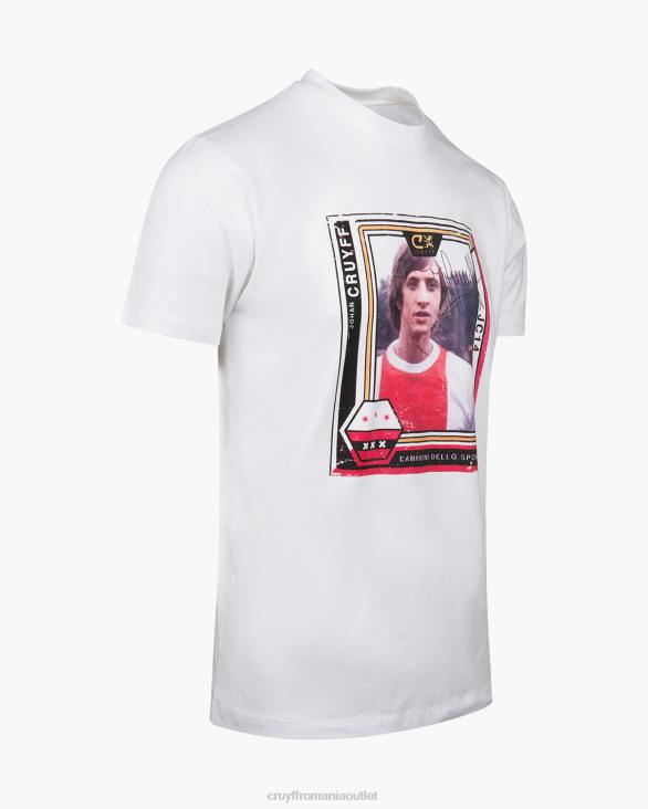 ro Cruyff memorial tee ams alb ZBZ0819 bărbați tricou