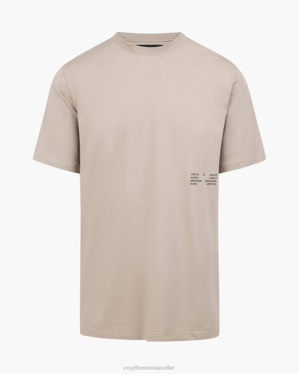 ro Cruyff mica tee nisip ZBZ076 bărbați tricou