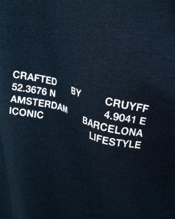 ro Cruyff mica tee nopti albastre ZBZ077 bărbați tricou