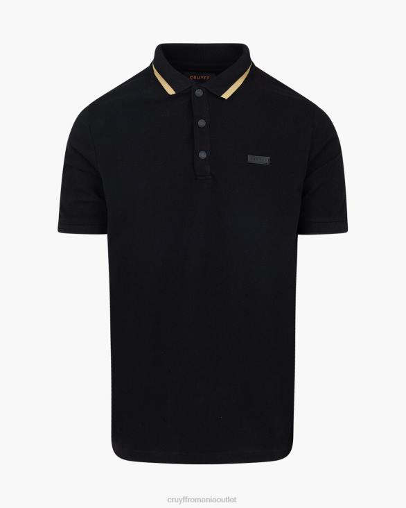 ro Cruyff noah polo negru ZBZ0750 bărbați tricou