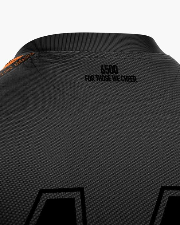 ro Cruyff nu-ți întoarce spatele tricou-ul portocaliu/negru ZBZ0651 bărbați tricou