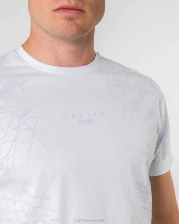 ro Cruyff rafael tee alb ZBZ0395 bărbați tricou