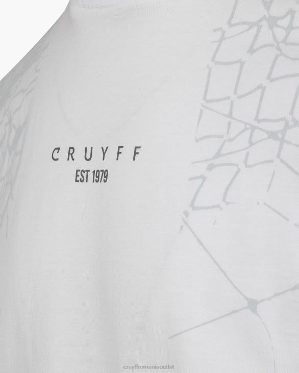 ro Cruyff rafael tee alb ZBZ0395 bărbați tricou