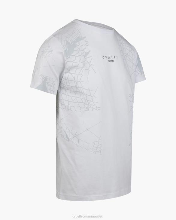 ro Cruyff rafael tee alb ZBZ0395 bărbați tricou