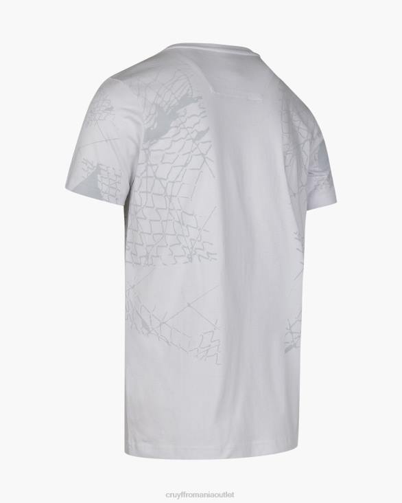 ro Cruyff rafael tee alb ZBZ0395 bărbați tricou