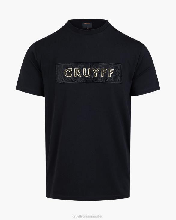 ro Cruyff sem tee negru ZBZ0391 bărbați tricou