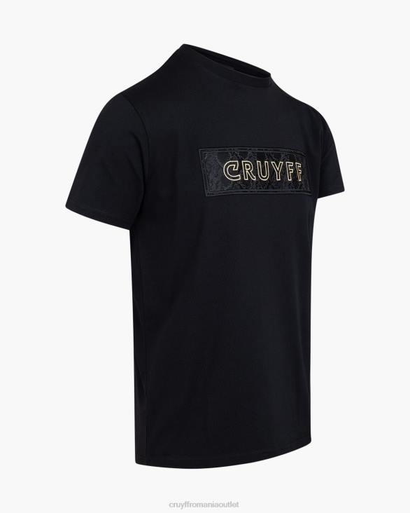 ro Cruyff sem tee negru ZBZ0391 bărbați tricou