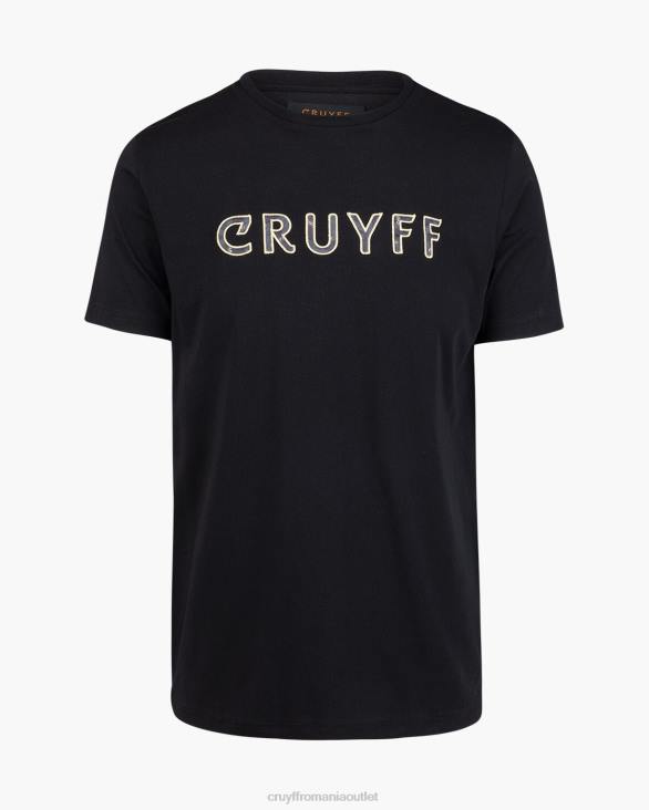 ro Cruyff sera tee negru ZBZ0608 bărbați tricou