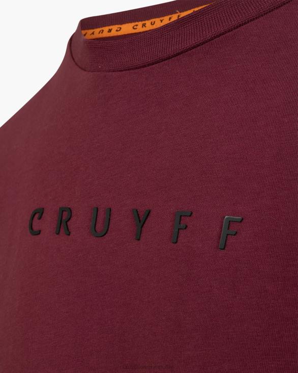 ro Cruyff set tee bordeaux ZBZ0605 bărbați tricou