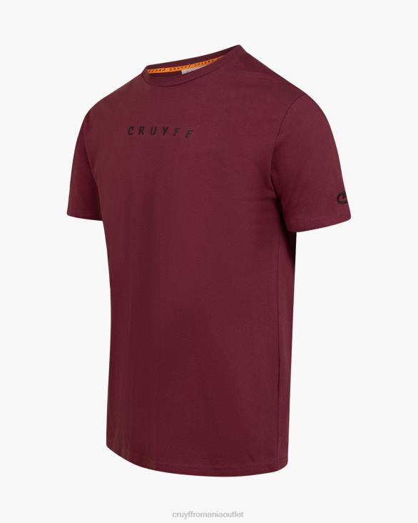 ro Cruyff set tee bordeaux ZBZ0605 bărbați tricou