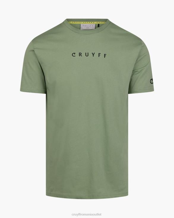 ro Cruyff set tee verde ZBZ0606 bărbați tricou