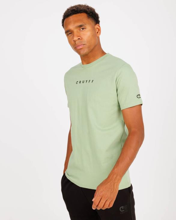 ro Cruyff set tee verde ZBZ0606 bărbați tricou