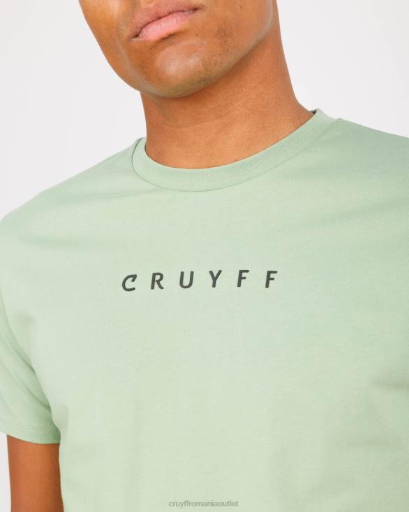 ro Cruyff set tee verde ZBZ0606 bărbați tricou