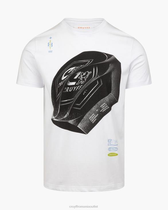 ro Cruyff tricou alex alb ZBZ0199 bărbați tricou