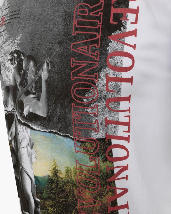 ro Cruyff tricou angeles alb ZBZ01309 bărbați tricou