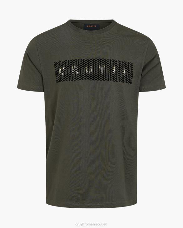 ro Cruyff tricou camo verde ZBZ0601 bărbați tricou