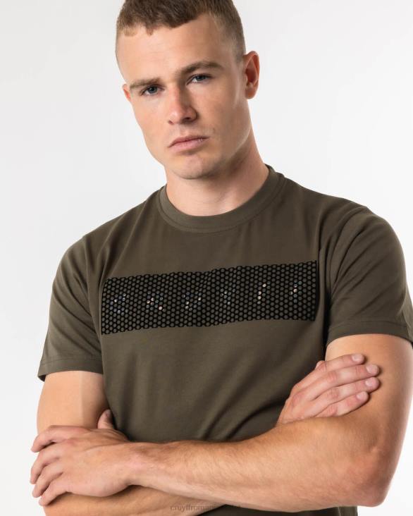 ro Cruyff tricou camo verde ZBZ0601 bărbați tricou