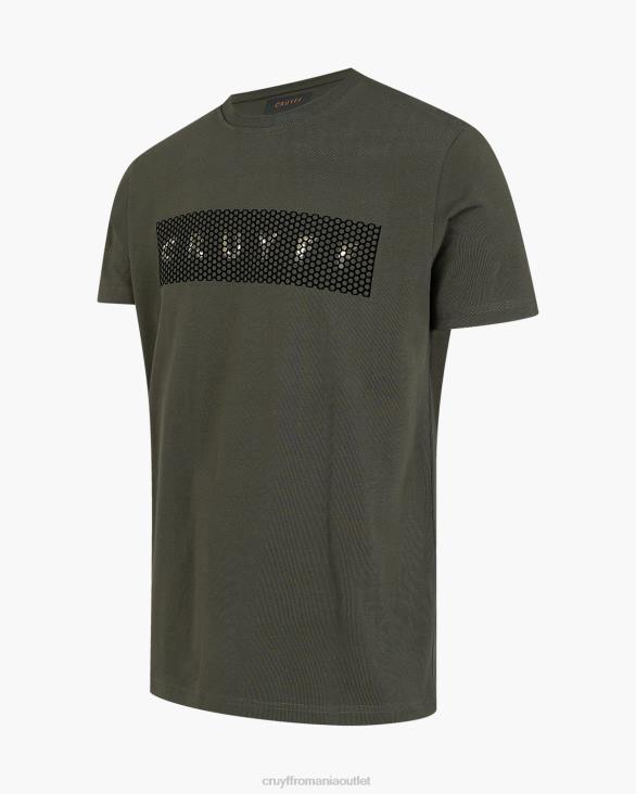 ro Cruyff tricou camo verde ZBZ0601 bărbați tricou