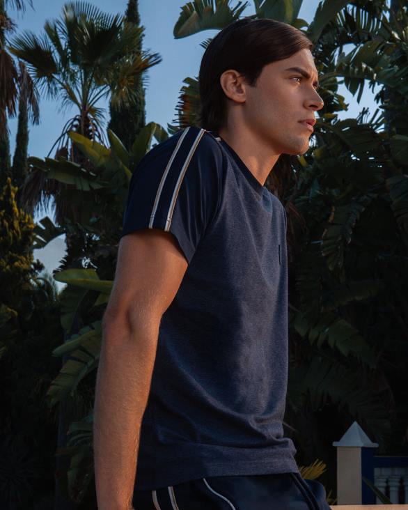 ro Cruyff tricou galano marina ZBZ0404 bărbați tricou