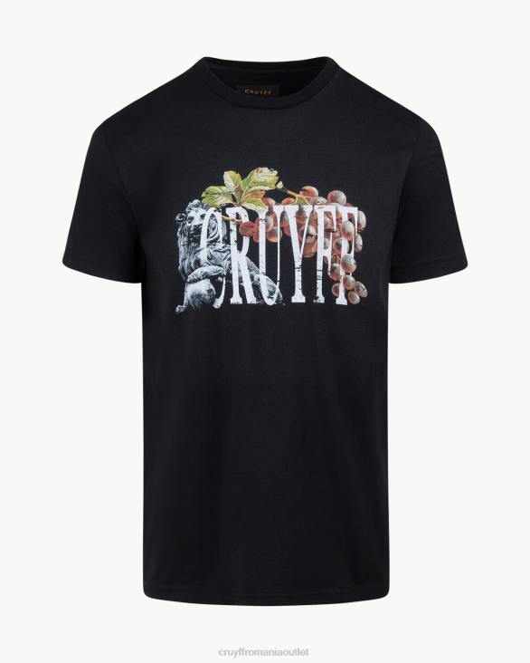 ro Cruyff tricou mauro negru ZBZ0867 bărbați tricou