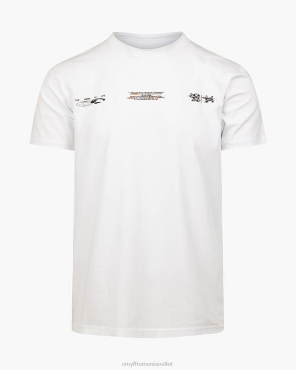 ro Cruyff tricou morris alb ZBZ0288 bărbați tricou
