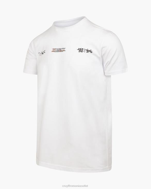 ro Cruyff tricou morris alb ZBZ0288 bărbați tricou