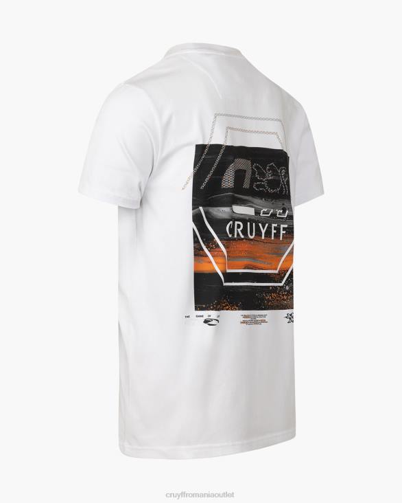 ro Cruyff tricou morris alb ZBZ0288 bărbați tricou