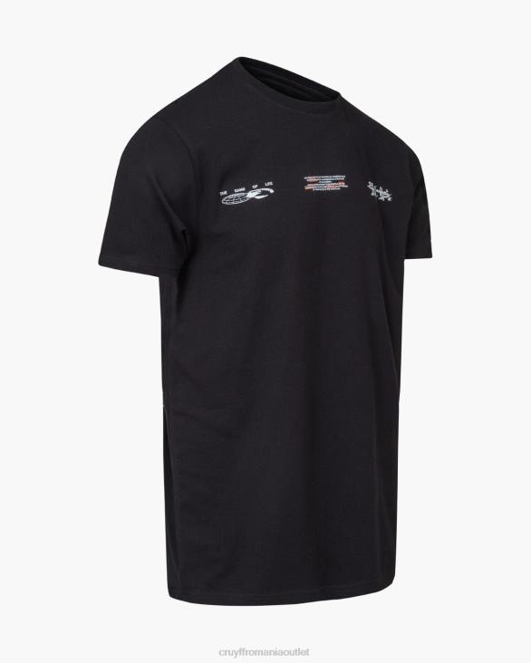 ro Cruyff tricou morris negru ZBZ0287 bărbați tricou