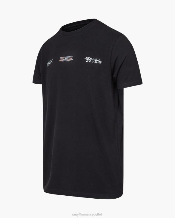 ro Cruyff tricou morris negru ZBZ0287 bărbați tricou