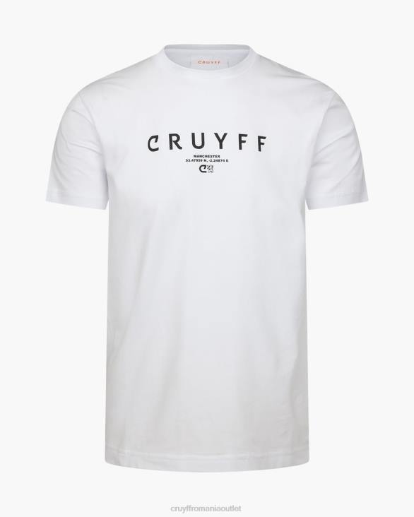 ro Cruyff tricou pachet city alb ZBZ0675 bărbați tricou